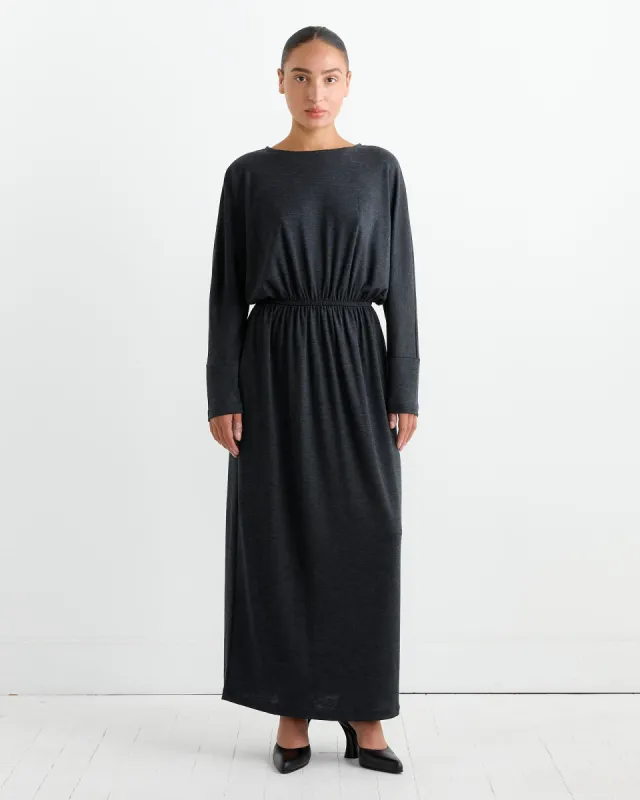 Wool Dress in Dark Grey sold by Mohawk General Store