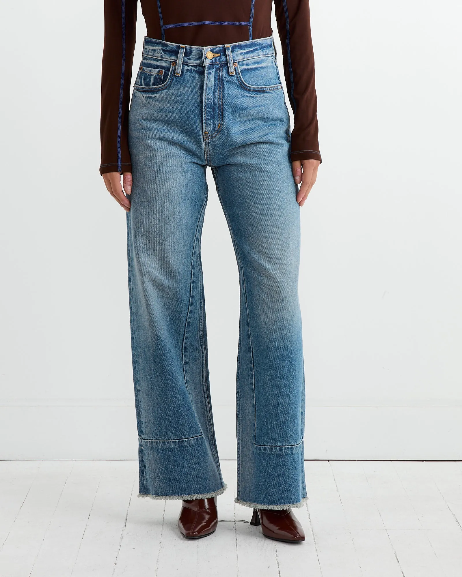 Marcel Culotte in Liesl Blue sold by Mohawk General Store product image thumbnail 2