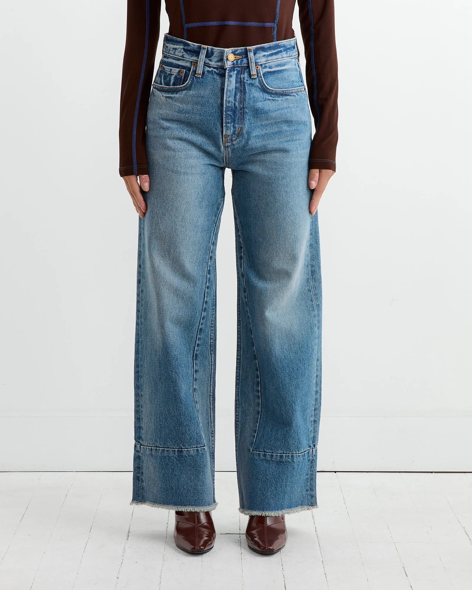 Marcel Culotte in Liesl Blue sold by Mohawk General Store