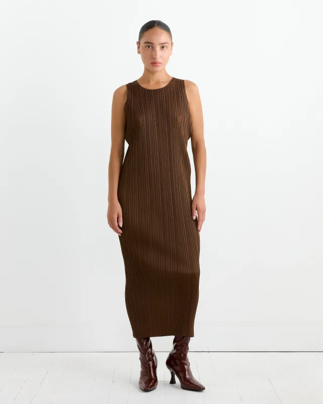 NC Basics 4 Dress in Brown sold by Mohawk General Store