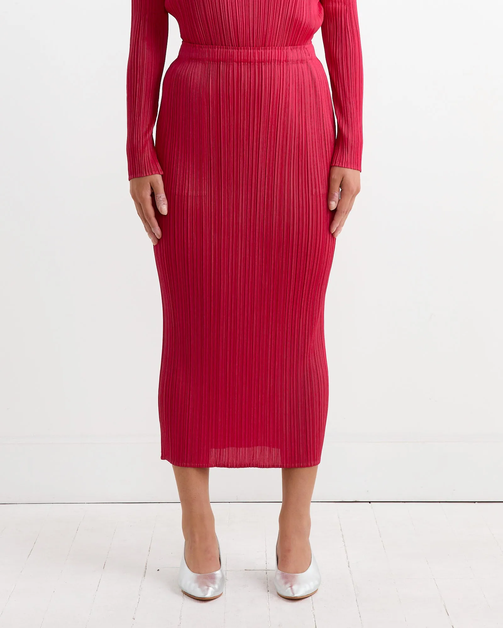 NC Basics 4 Skirt in Carmine sold by Mohawk General Store