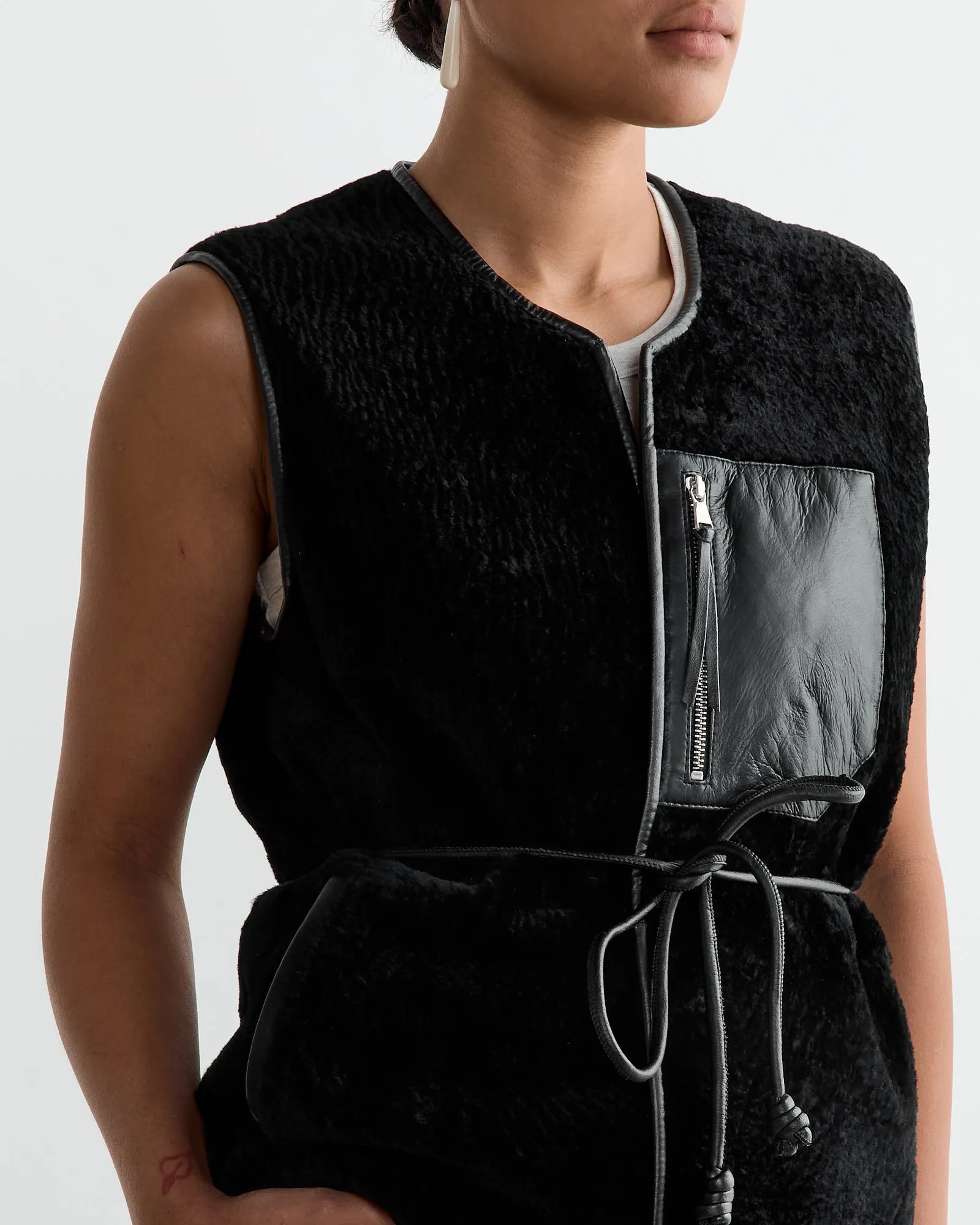 Oliver Vest in Black sold by Mohawk General Store product image thumbnail 3