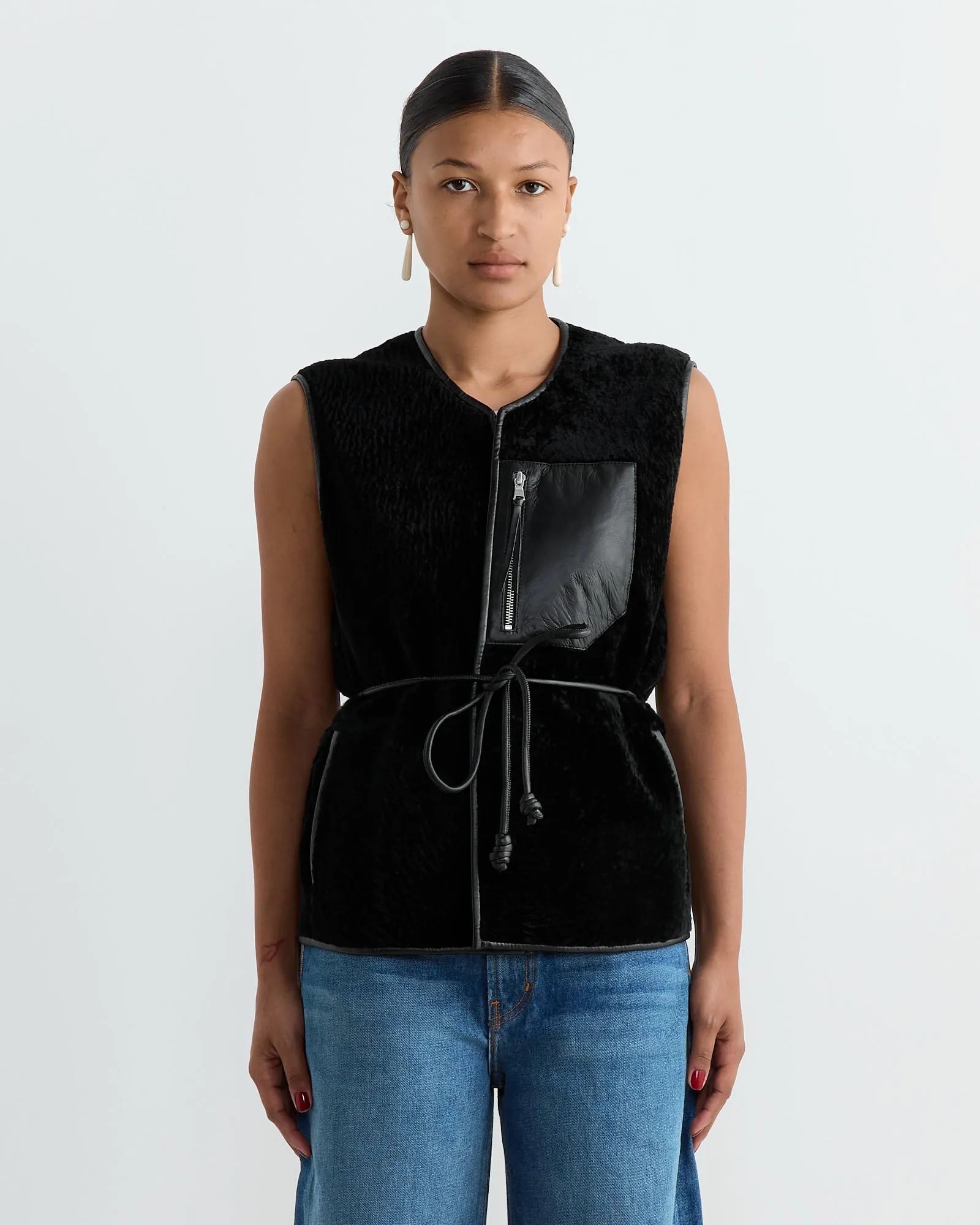 Oliver Vest in Black sold by Mohawk General Store