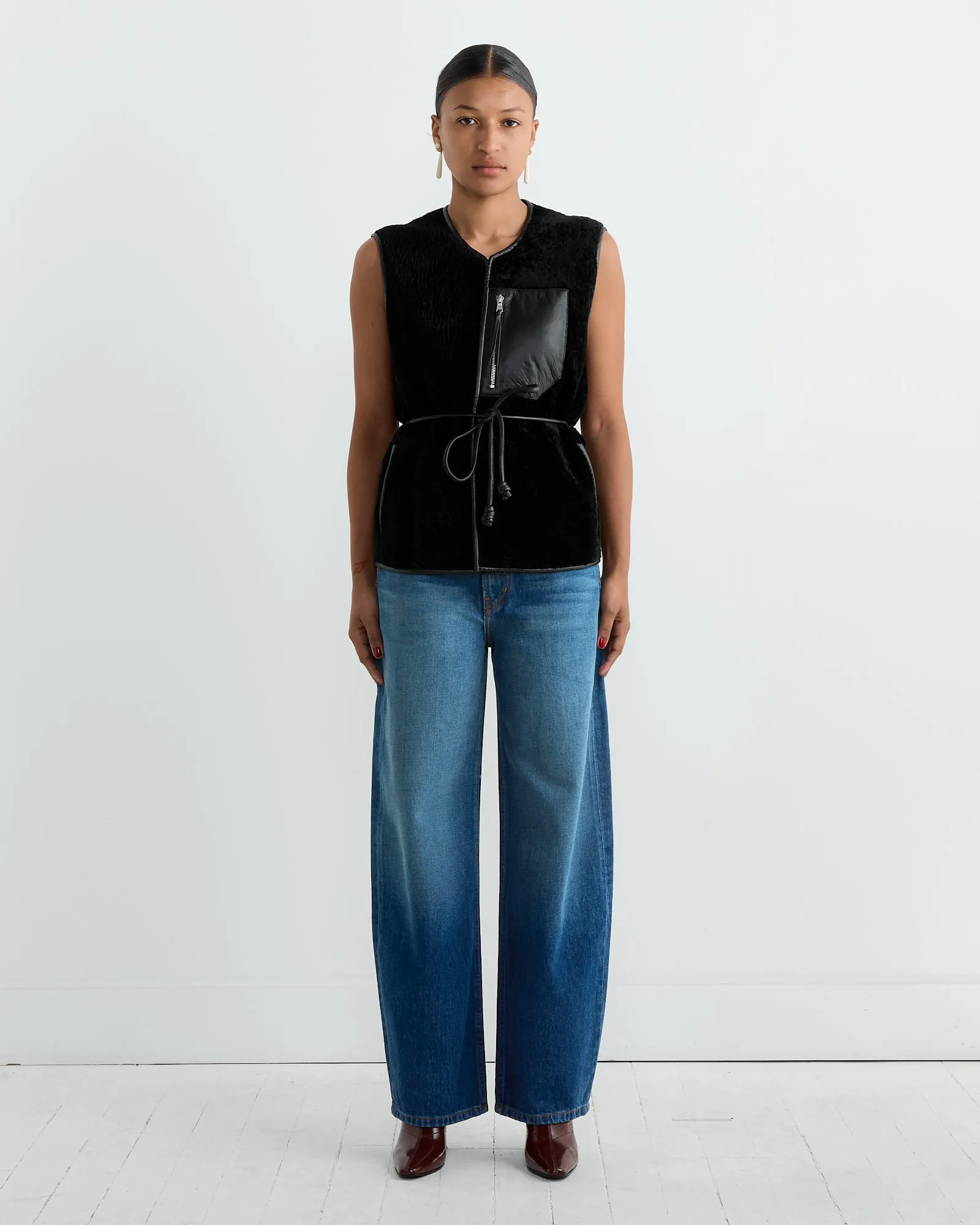 Oliver Vest in Black sold by Mohawk General Store product image thumbnail 2