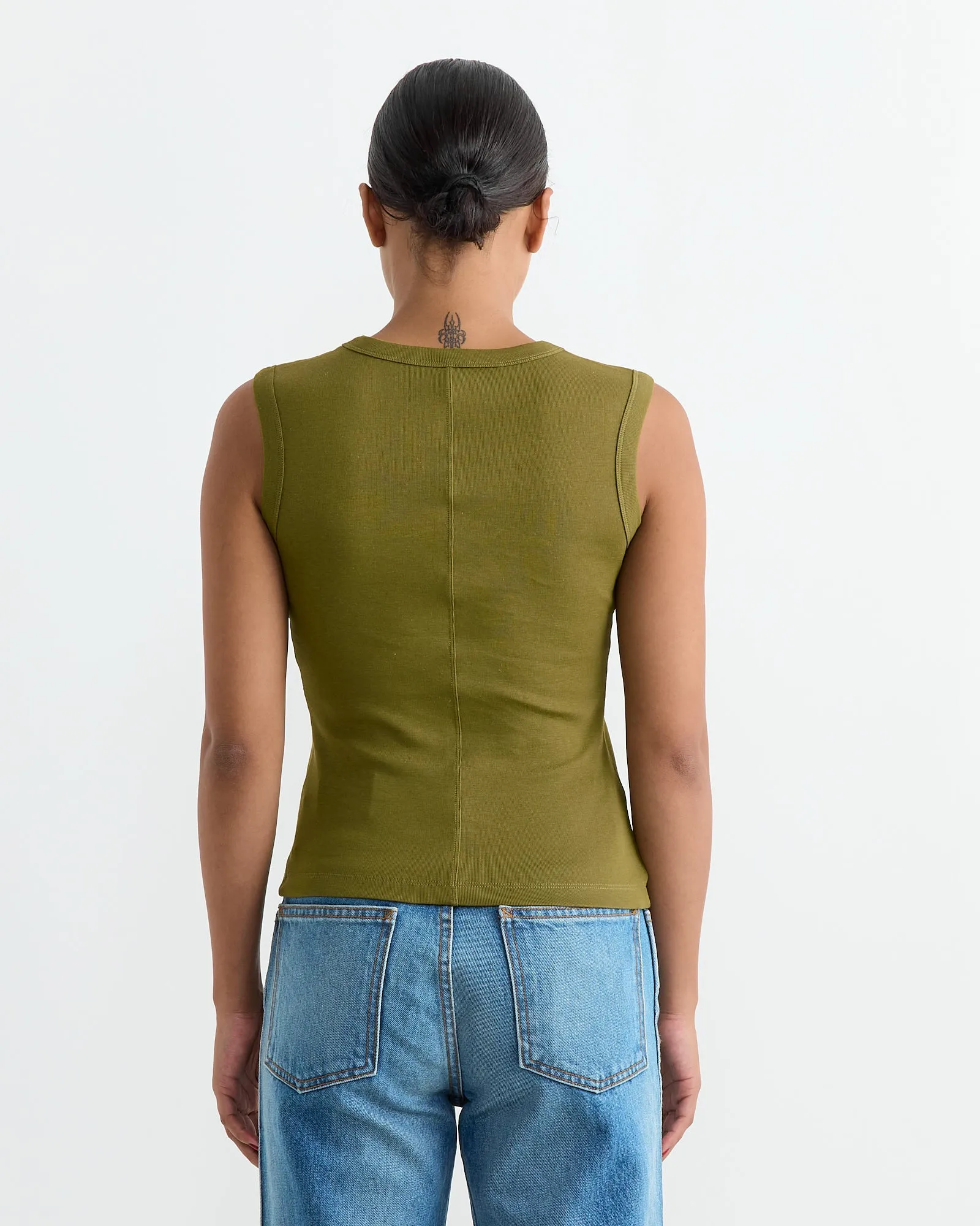 Esme Tank in Pickle sold by Mohawk General Store product image thumbnail 4