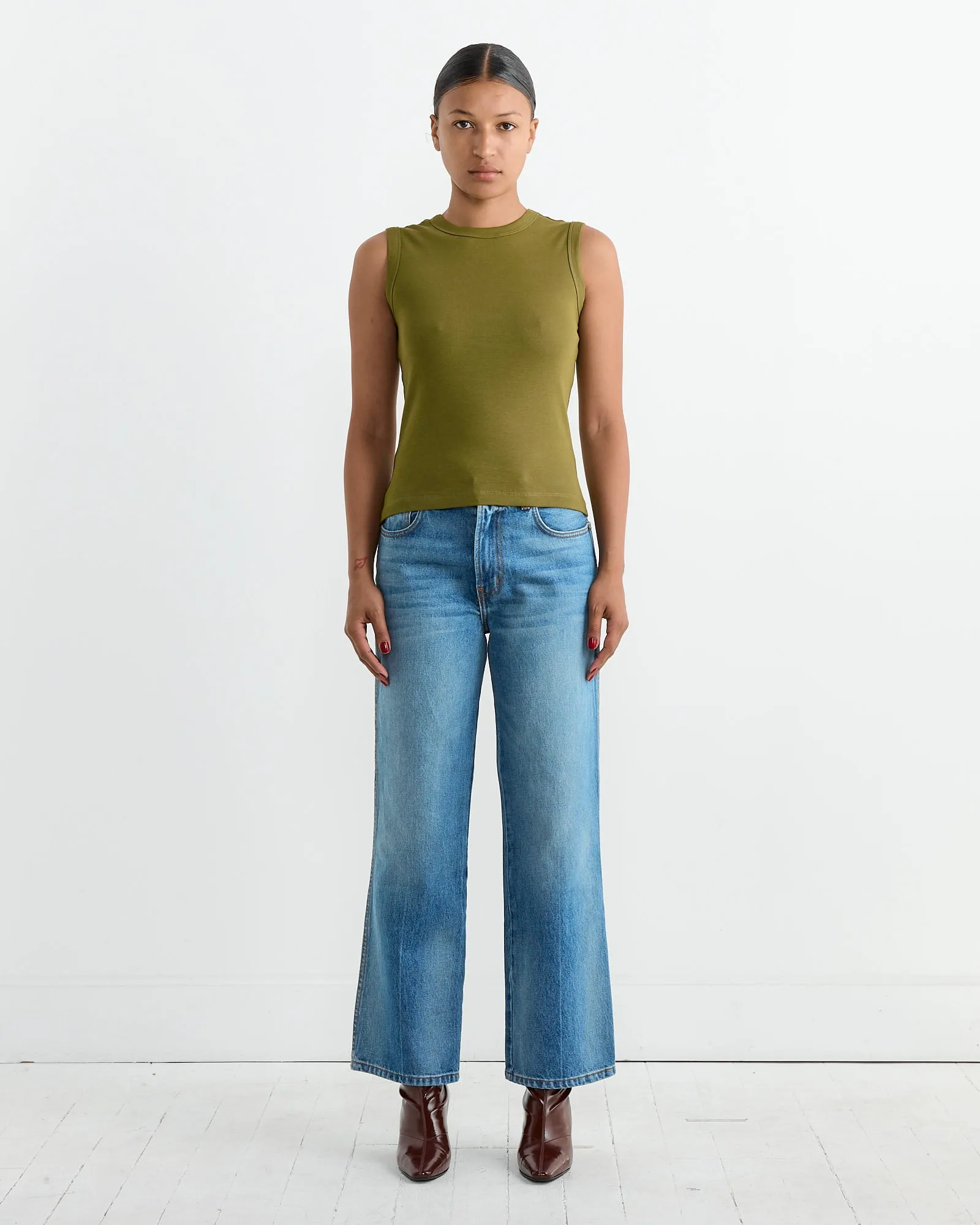 Esme Tank in Pickle sold by Mohawk General Store product image thumbnail 2