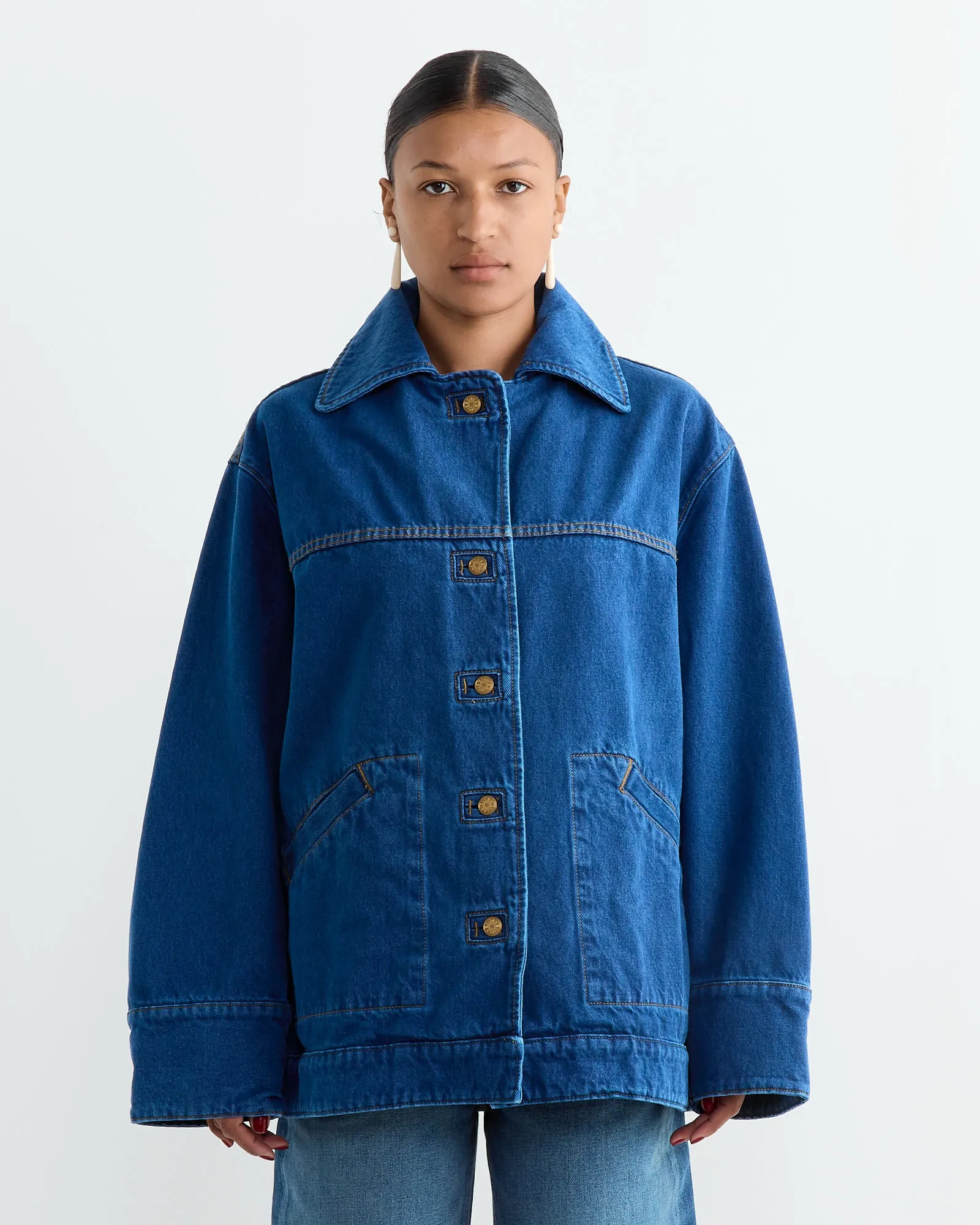 Stadium Jacket in Van Blue sold by Mohawk General Store