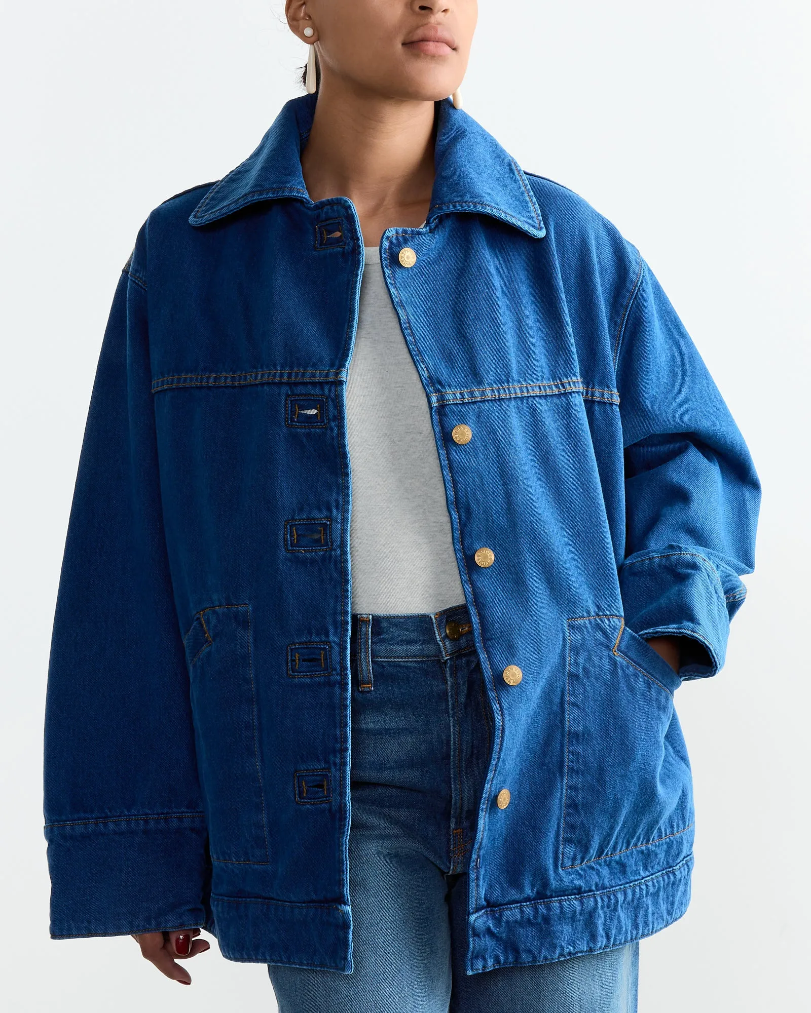Stadium Jacket in Van Blue sold by Mohawk General Store product image thumbnail 3