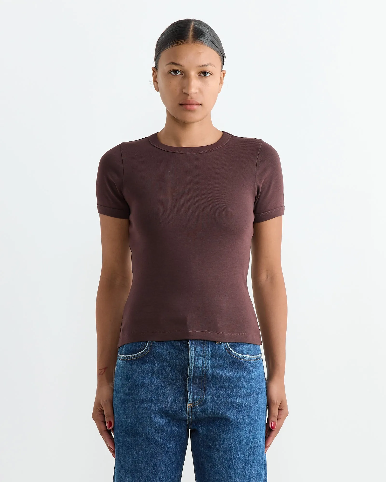 Car Tee in Choco Plum sold by Mohawk General Store