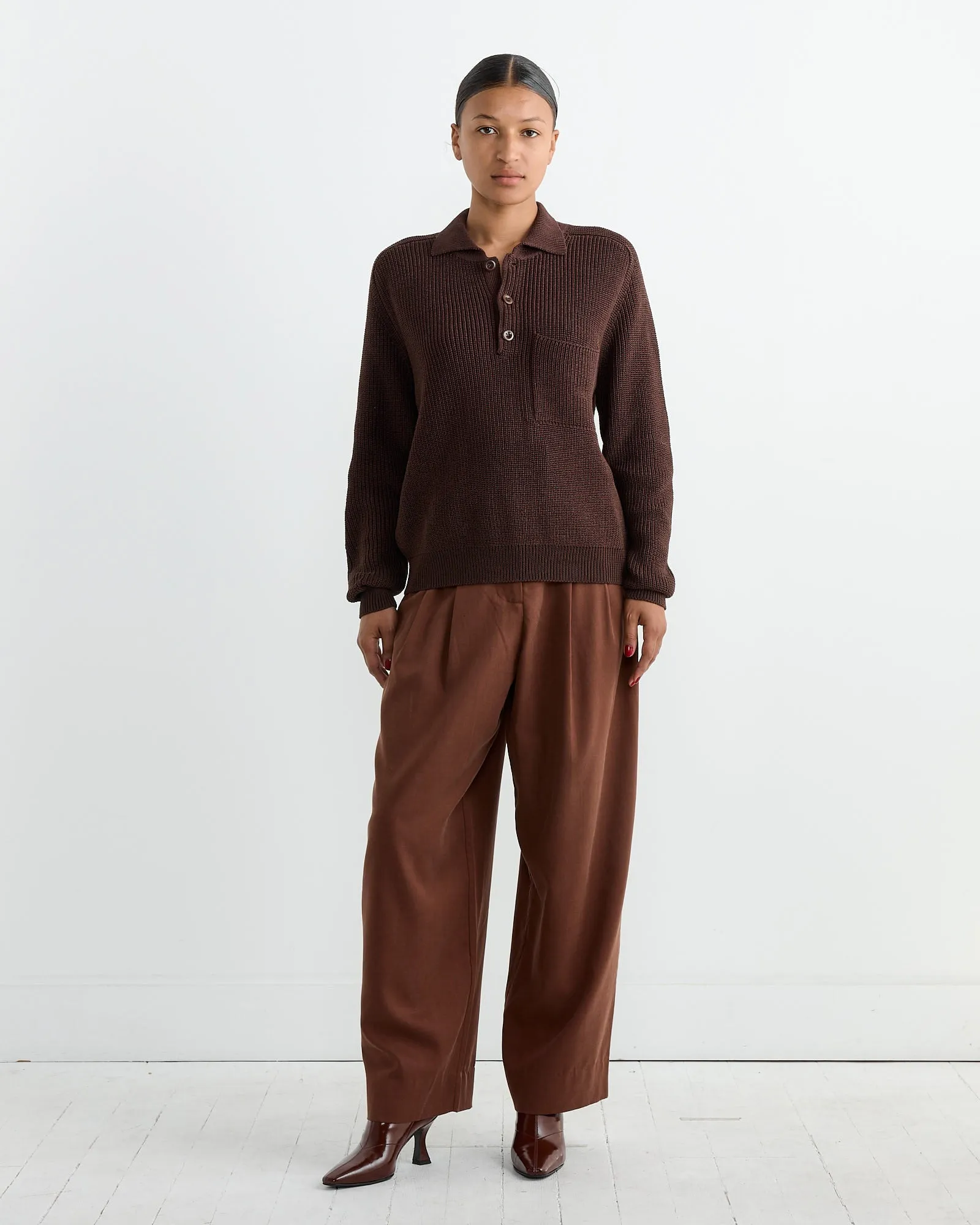 Saatchi Sweater in Chestnut sold by Mohawk General Store product image thumbnail 2