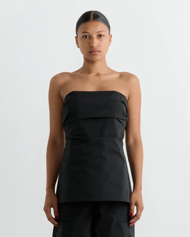 Strapless Tie Back Top in Black sold by Mohawk General Store
