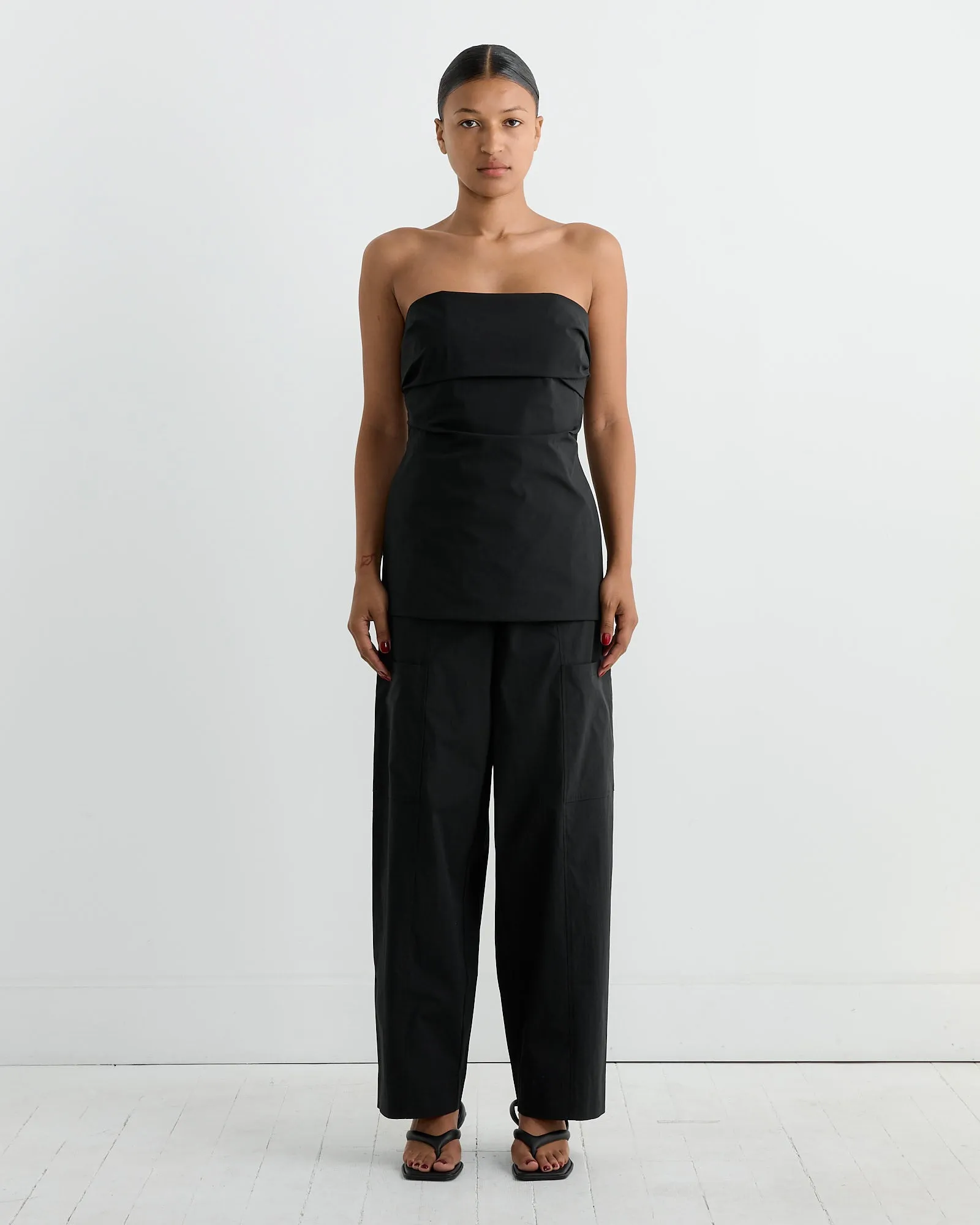 Strapless Tie Back Top in Black sold by Mohawk General Store product image thumbnail 2