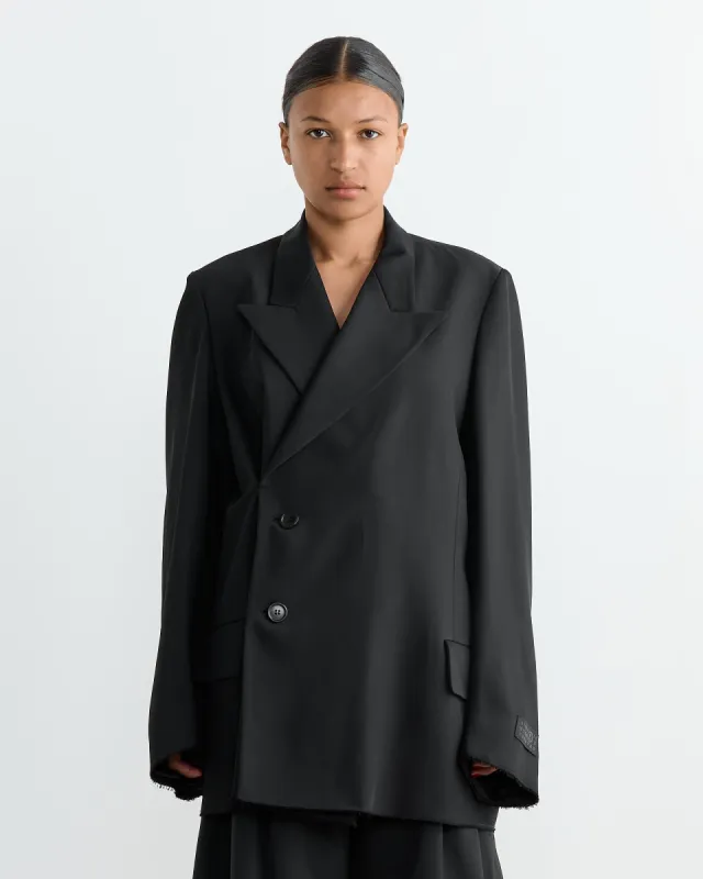 Double-breasted Jacket in Black sold by Mohawk General Store