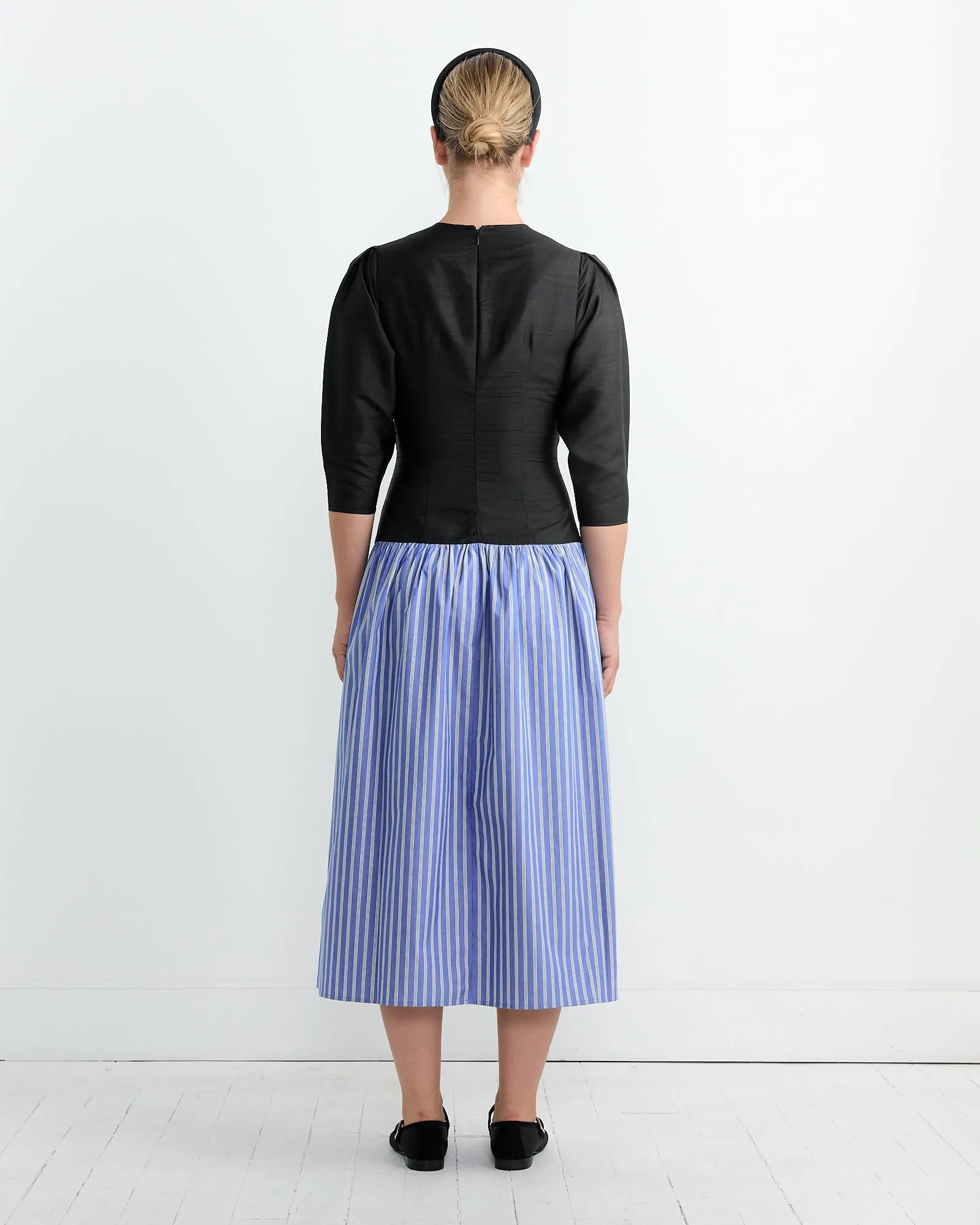 Fleur Dress in Cobalt Stripe sold by Mohawk General Store product image thumbnail 4