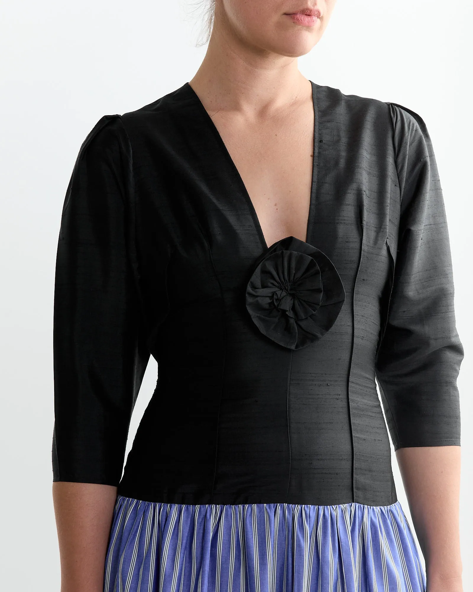 Fleur Dress in Cobalt Stripe sold by Mohawk General Store product image thumbnail 2