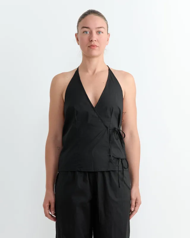 Drawcord Halter in Black sold by Mohawk General Store