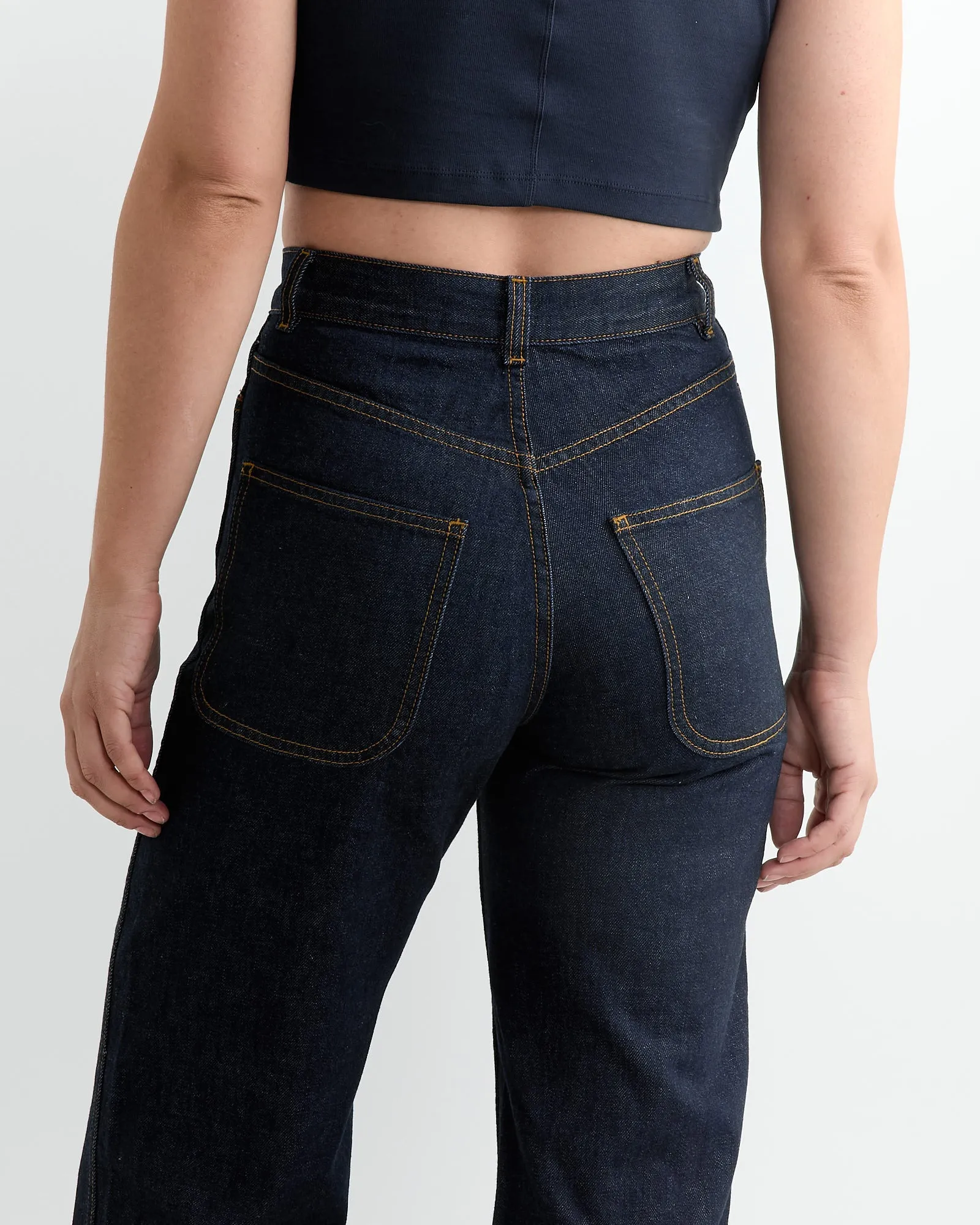 The 225 Gold Stitch in Dark Blue sold by Mohawk General Store product image thumbnail 3