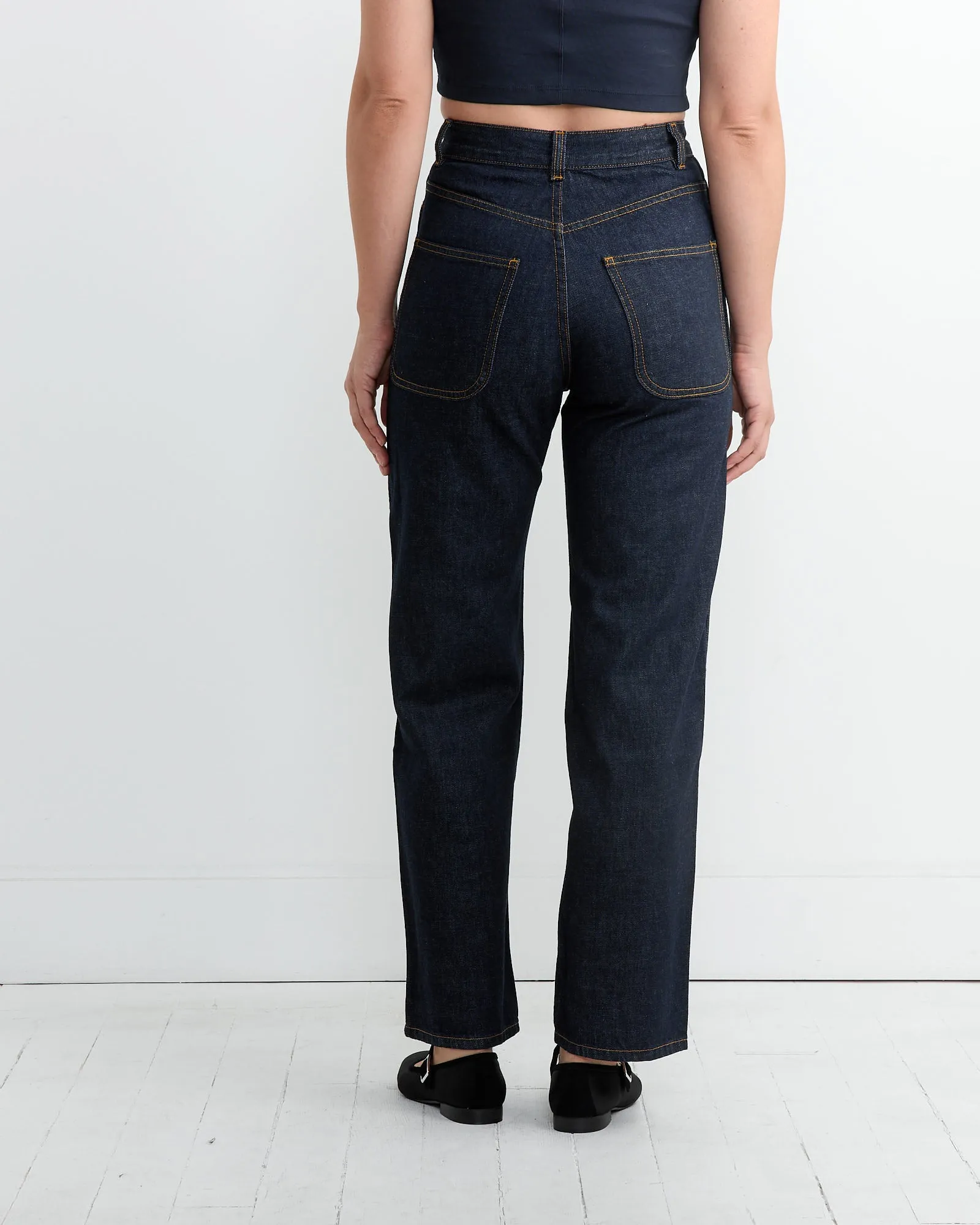 The 225 Gold Stitch in Dark Blue sold by Mohawk General Store product image thumbnail 4