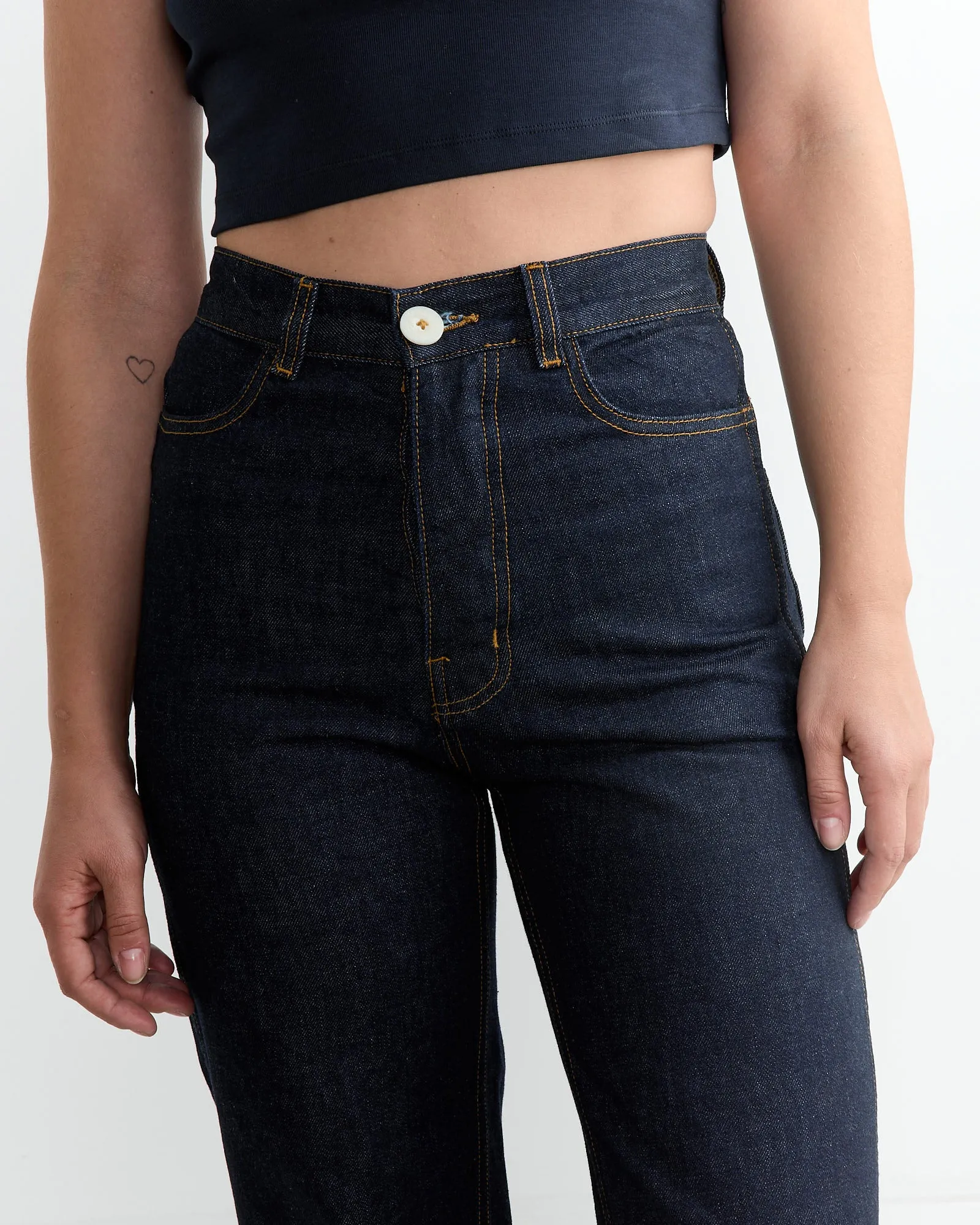 The 225 Gold Stitch in Dark Blue sold by Mohawk General Store product image thumbnail 2