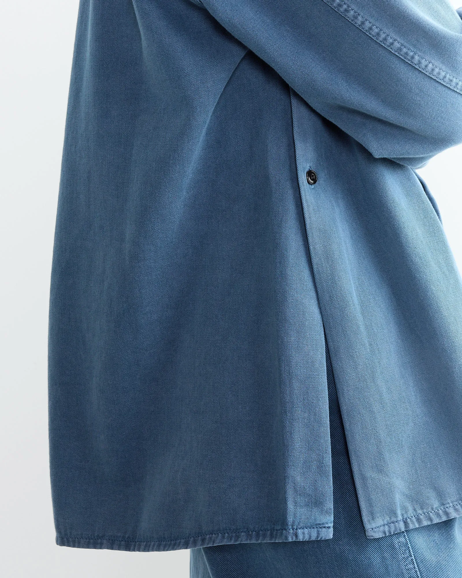 Twisted Denim Shirt in Snow Blue sold by Mohawk General Store product image thumbnail 3