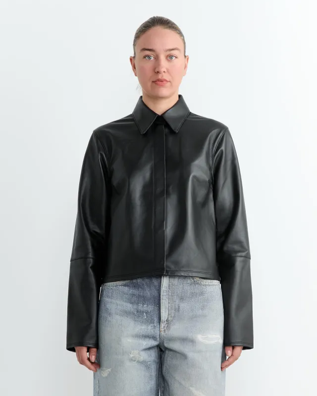 Auto Leather Shirt in Black sold by Mohawk General Store