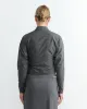 Faye Cropped Checkered Jacket in Grey sold by Mohawk General Store