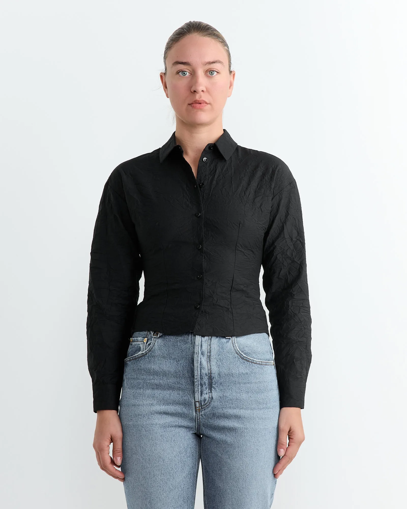 Magalita Shirt in Black sold by Mohawk General Store