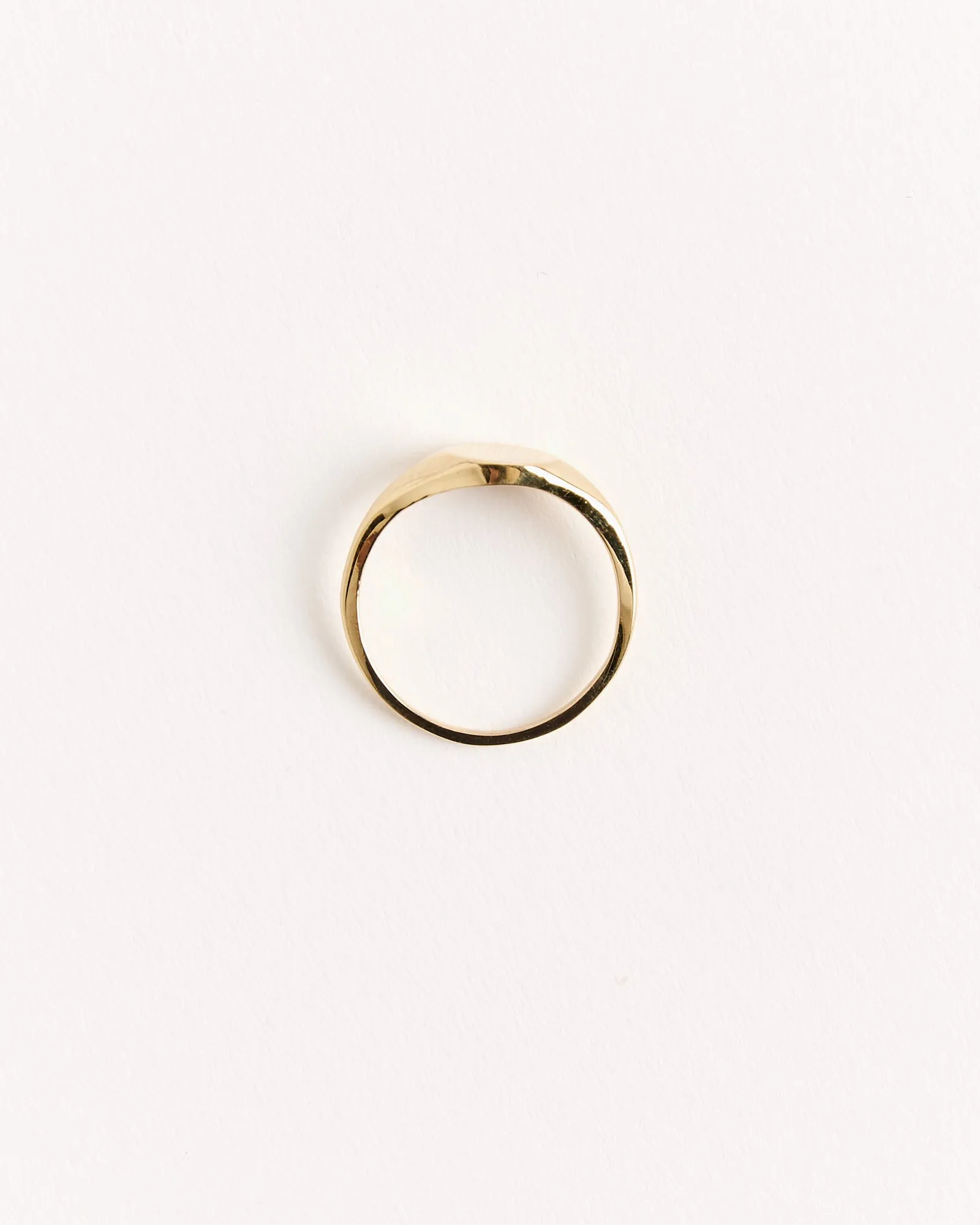 Simple Signet Ring in 14K Yellow Gold sold by Mohawk General Store product image thumbnail 2