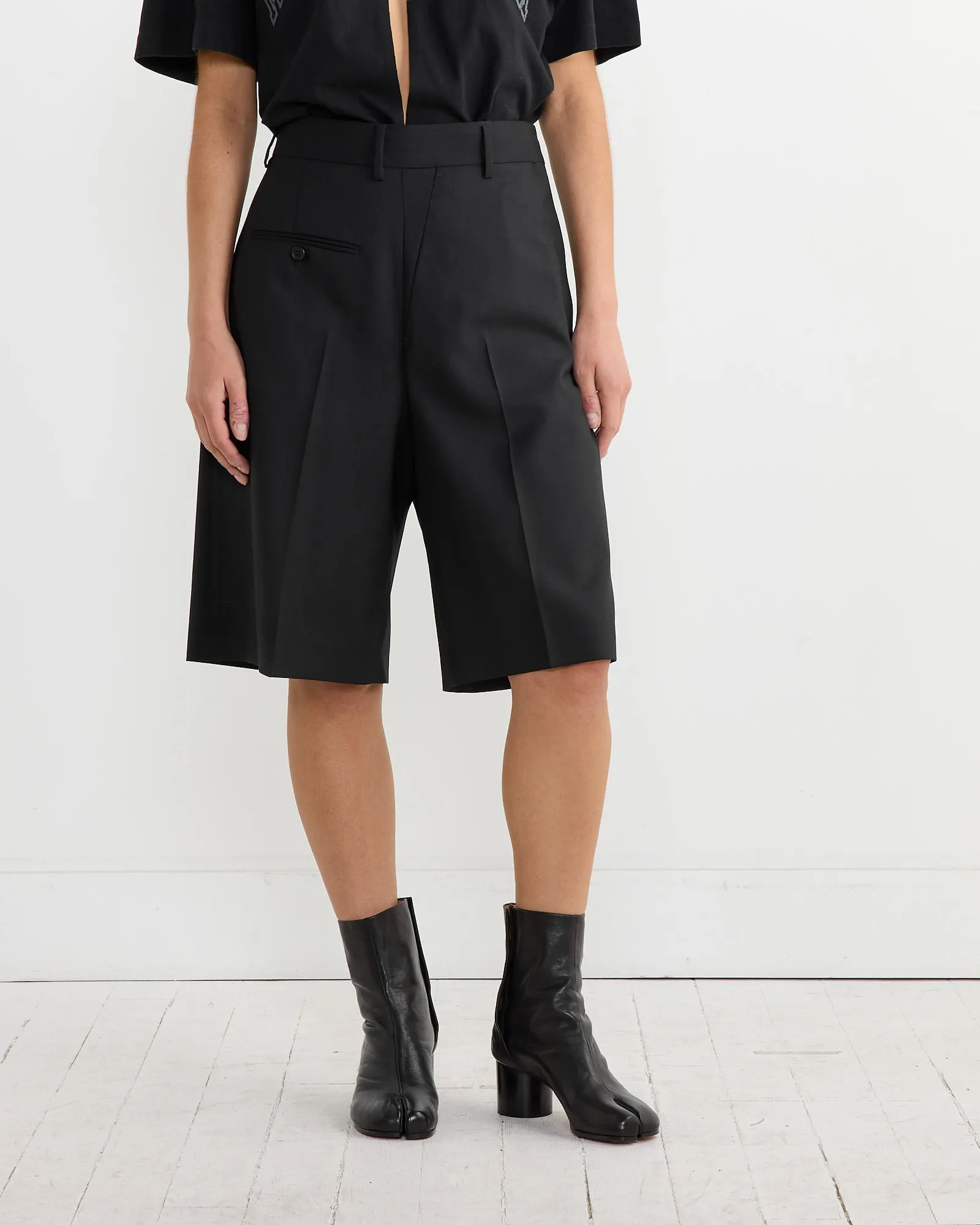 Twisted Tailored Shorts in Black sold by Mohawk General Store product image thumbnail 3