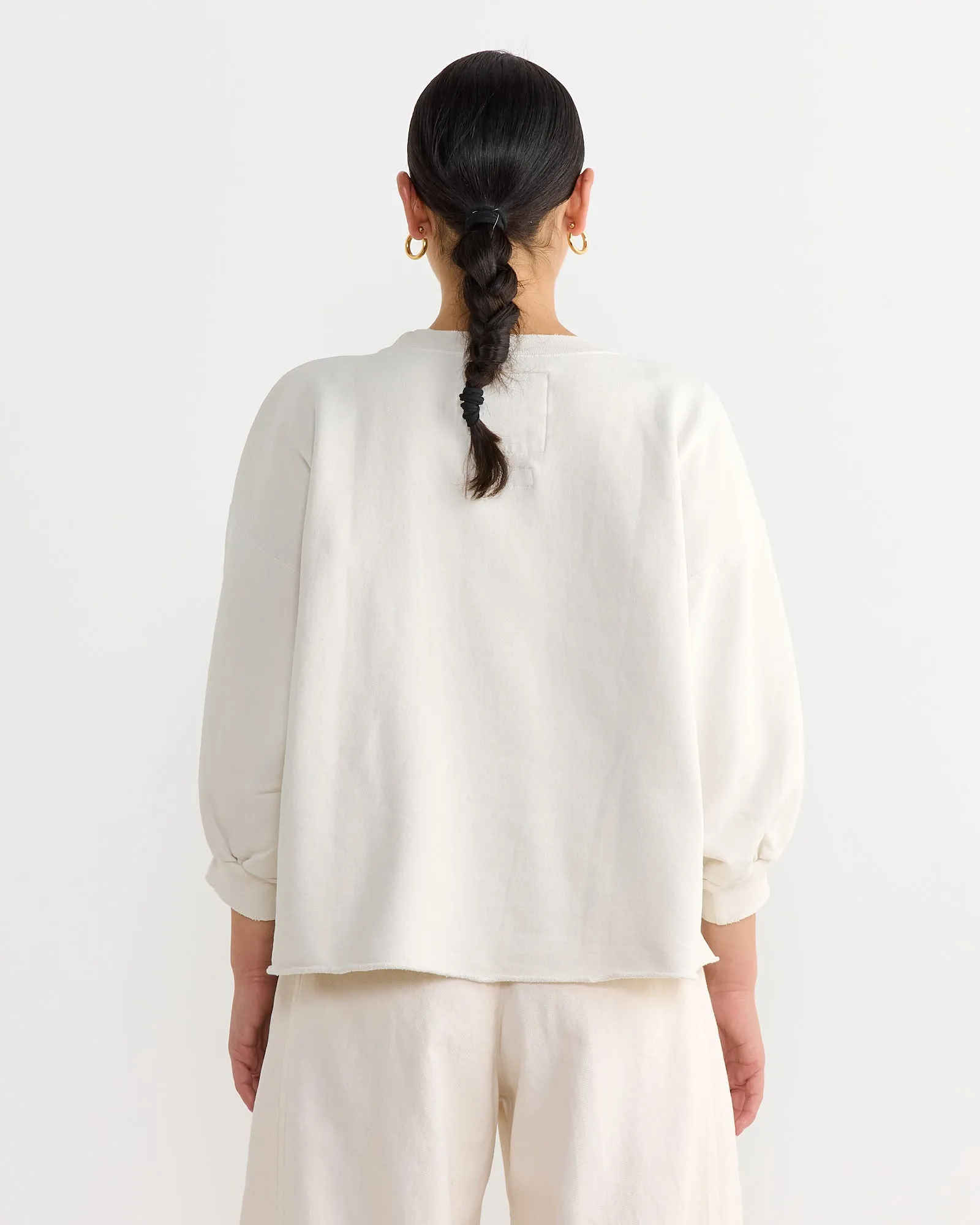 Fond Sweatshirt in Dirty White sold by Mohawk General Store product image thumbnail 5