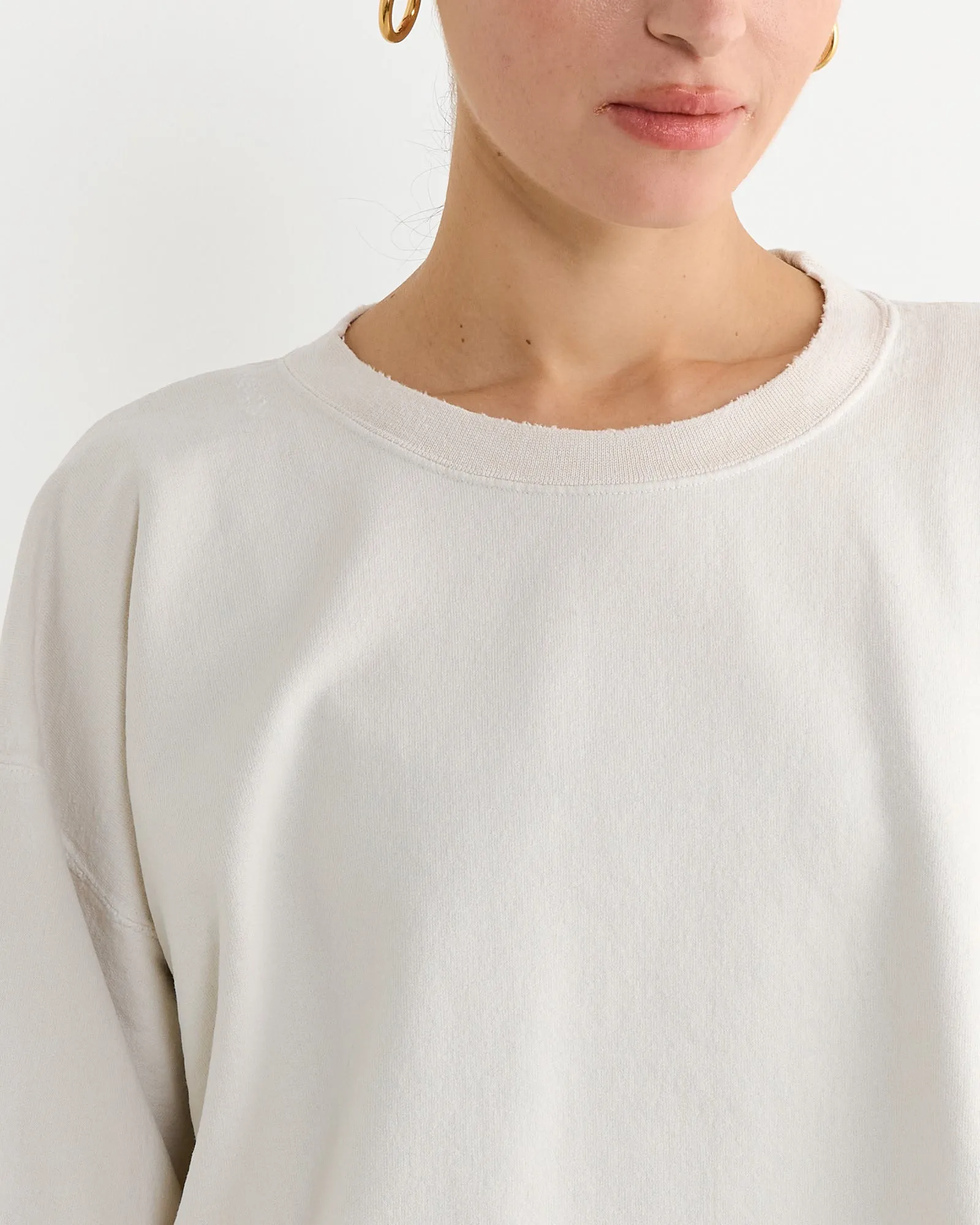 Fond Sweatshirt in Dirty White sold by Mohawk General Store product image thumbnail 4
