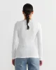Circular Ribbed Crewneck Pullover in White sold by Mohawk General Store