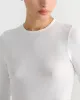 Circular Ribbed Crewneck Pullover in White sold by Mohawk General Store