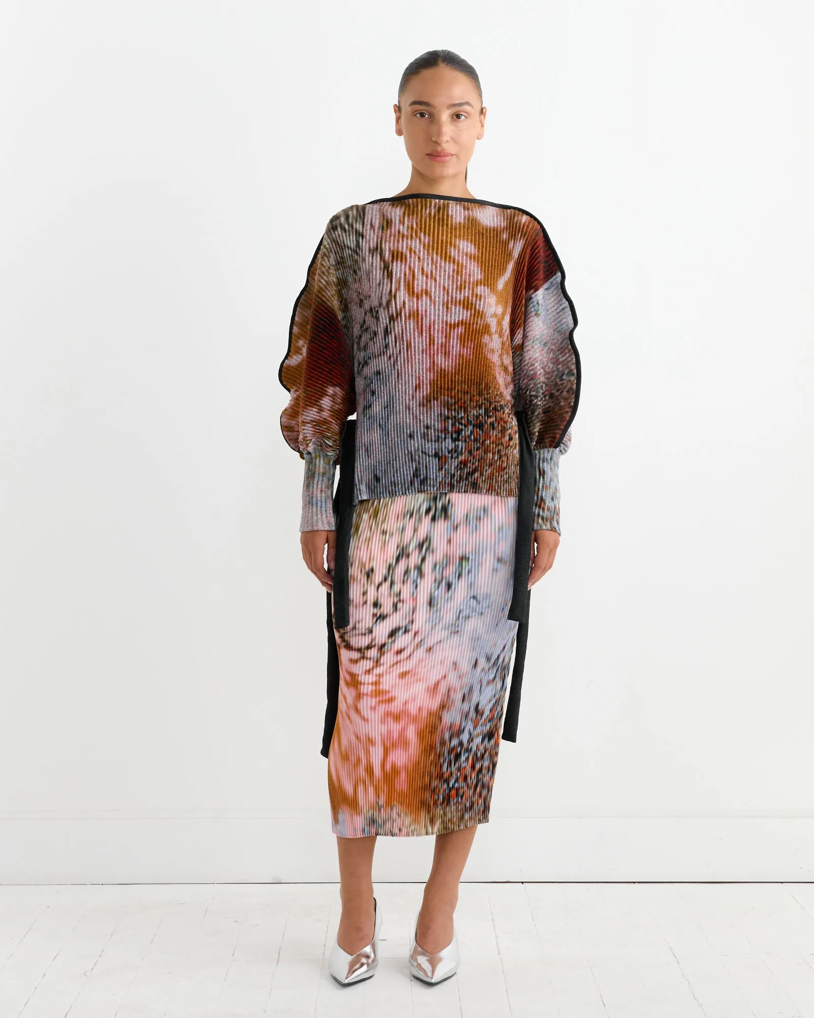 Ferdinand Pleated Knit Top in Zabel sold by Mohawk General Store product image thumbnail 2