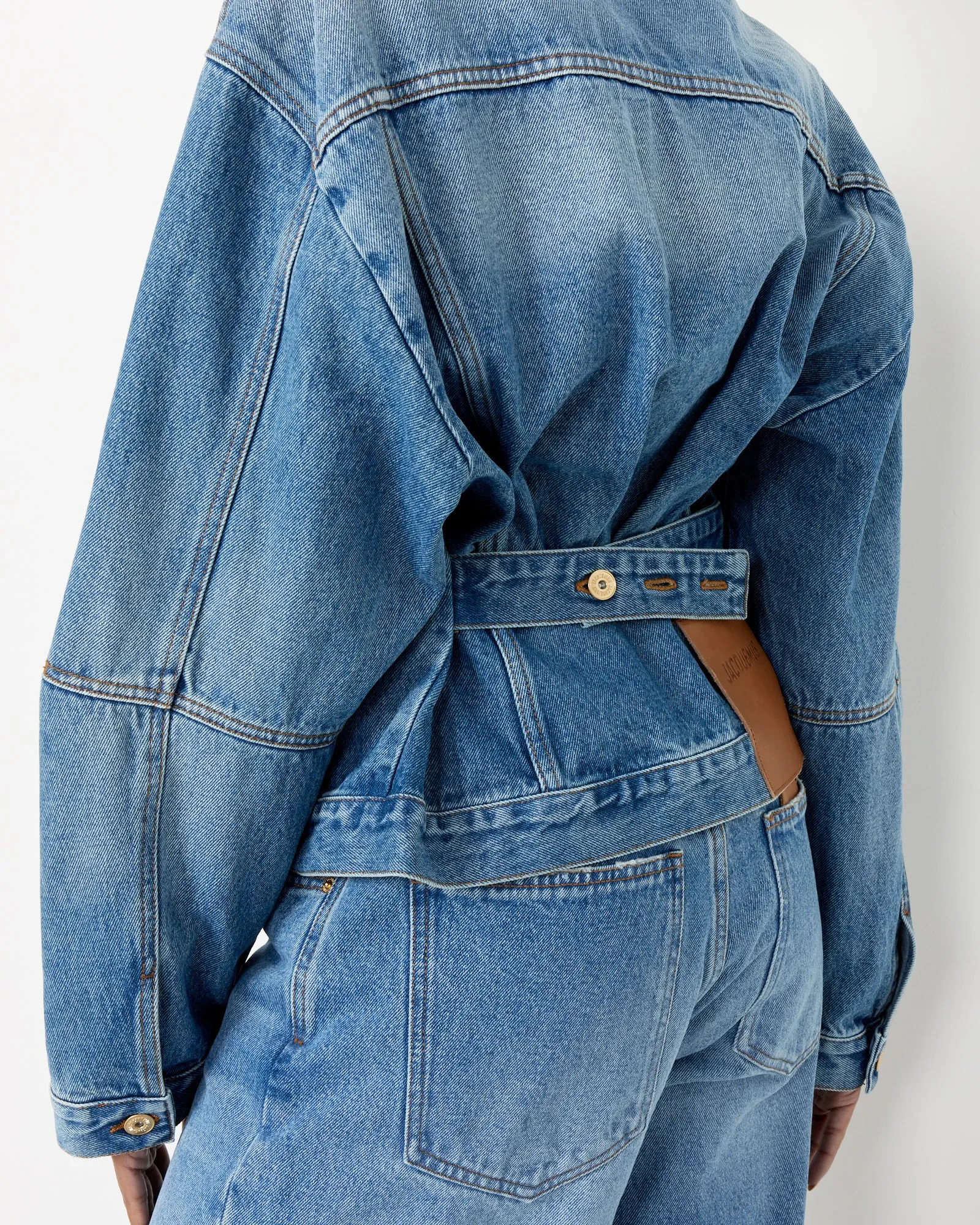 La Veste De-Nimes Jacket in Blue/Tabac sold by Mohawk General Store product image thumbnail 2