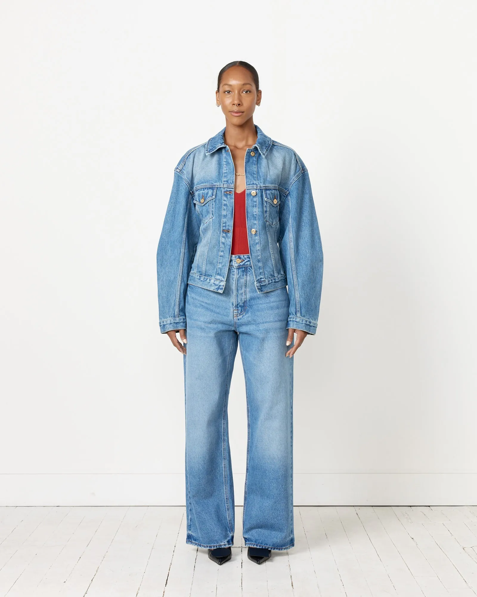 La Veste De-Nimes Jacket in Blue/Tabac sold by Mohawk General Store product image thumbnail 4