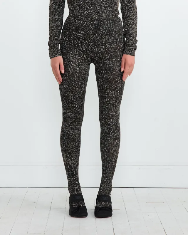 Cassia Stocking in Black/Gold sold by Mohawk General Store