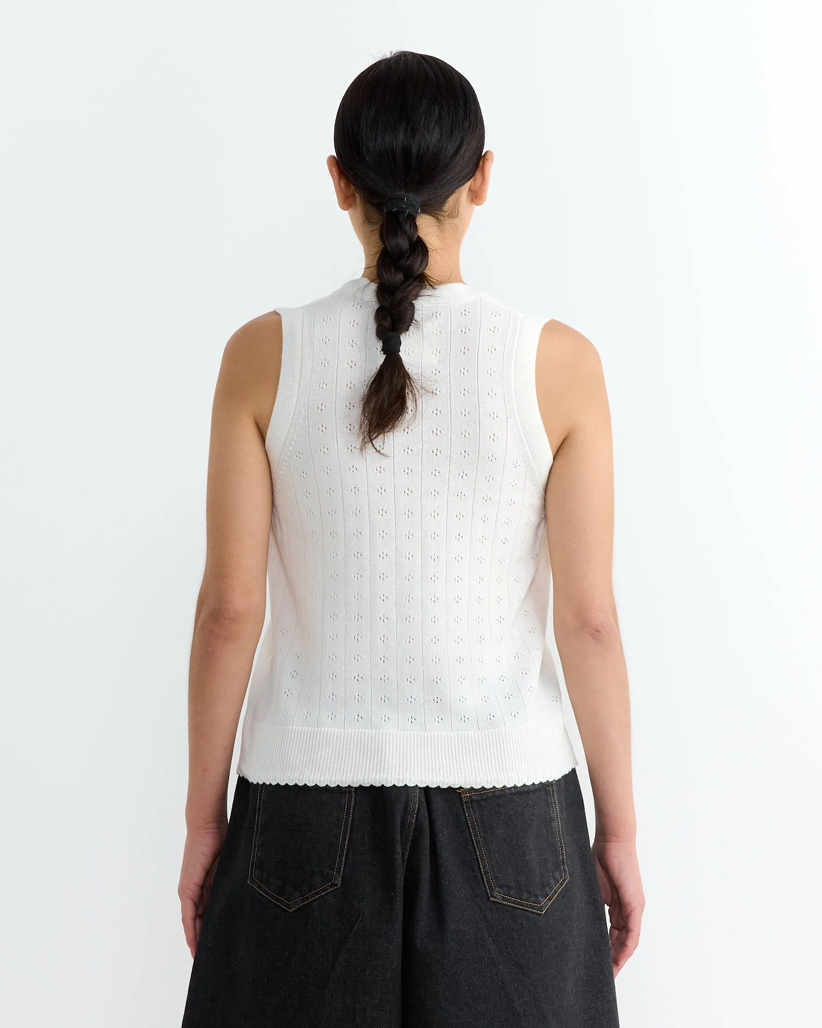 Tank Top Pointelle in Garza sold by Mohawk General Store product image thumbnail 4