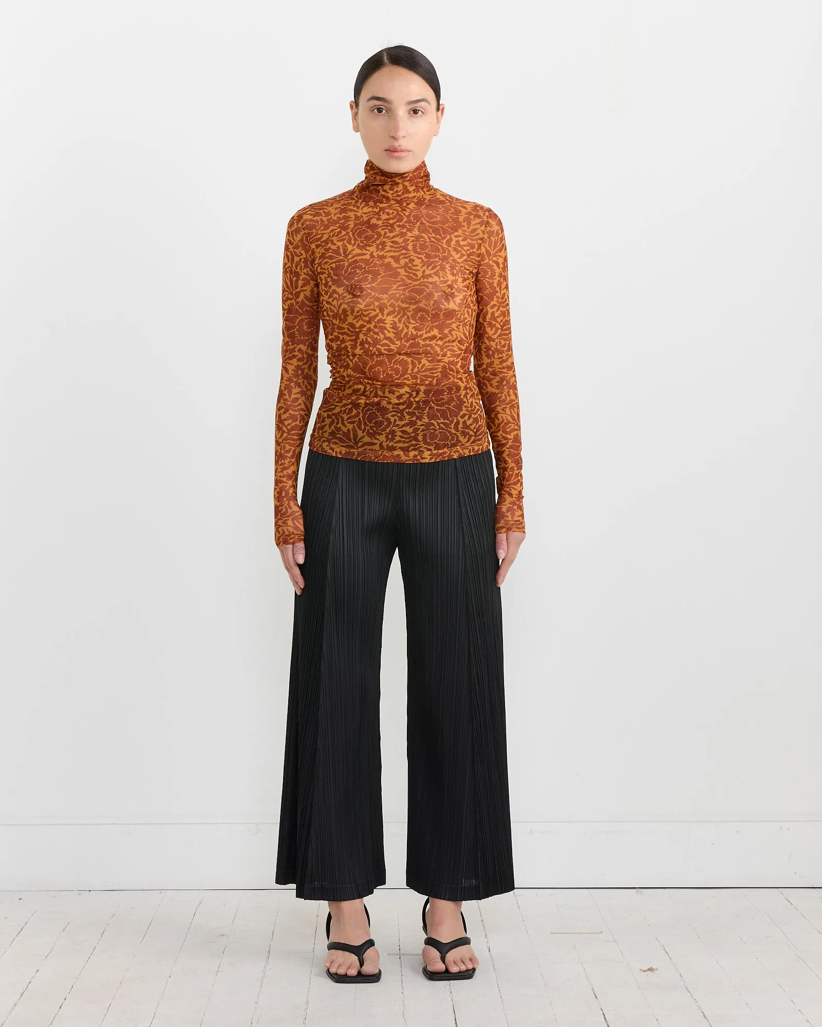 Printed Turtleneck in Orange sold by Mohawk General Store product image thumbnail 2