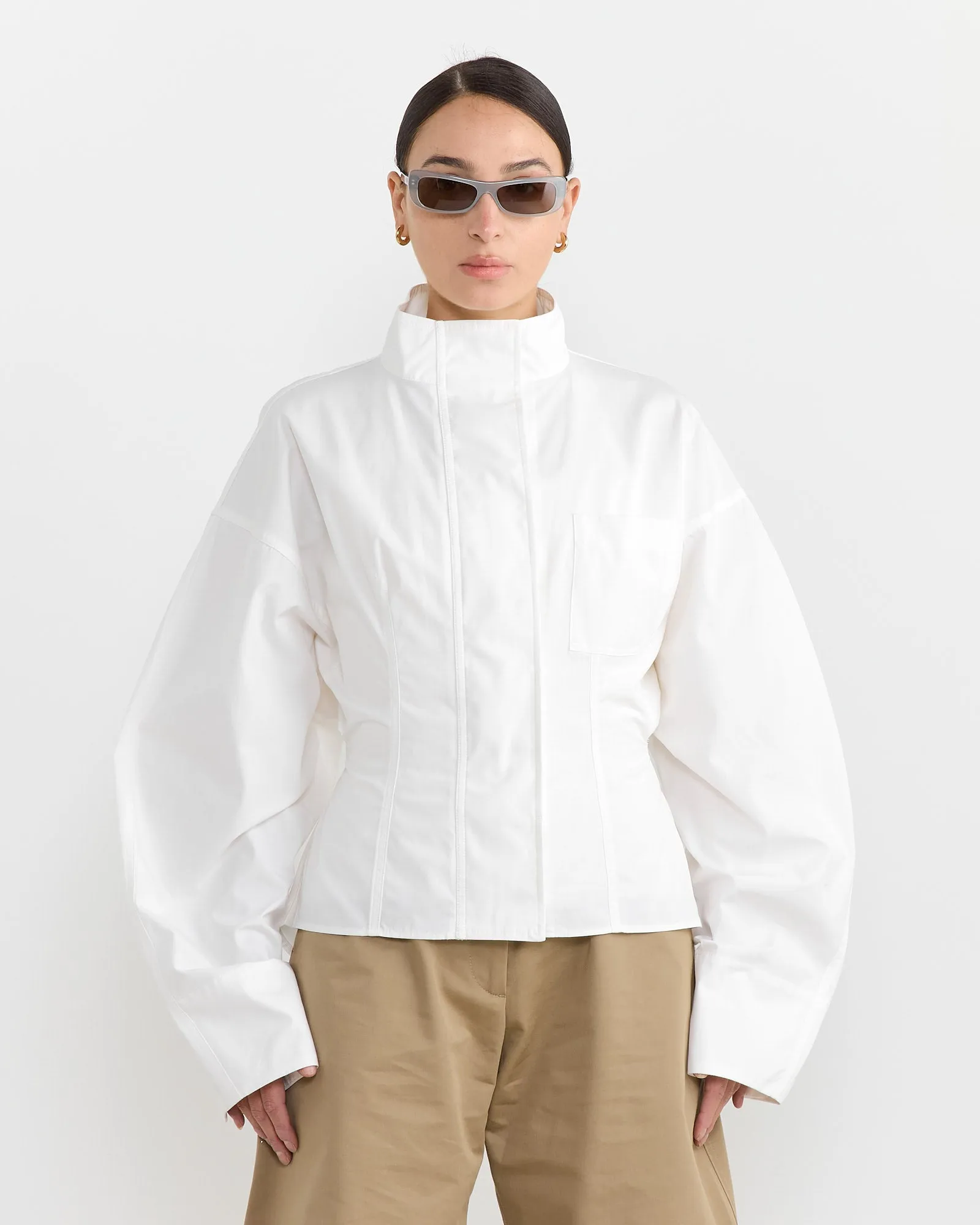 La Chemise Ciro Shirt in White sold by Mohawk General Store