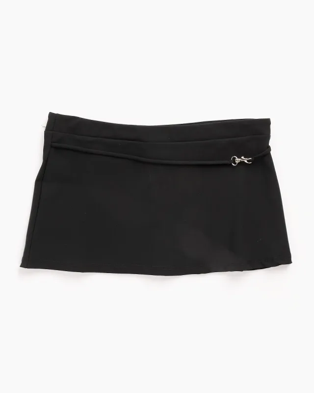 Carolina Mini Skirt in Black sold by Mohawk General Store
