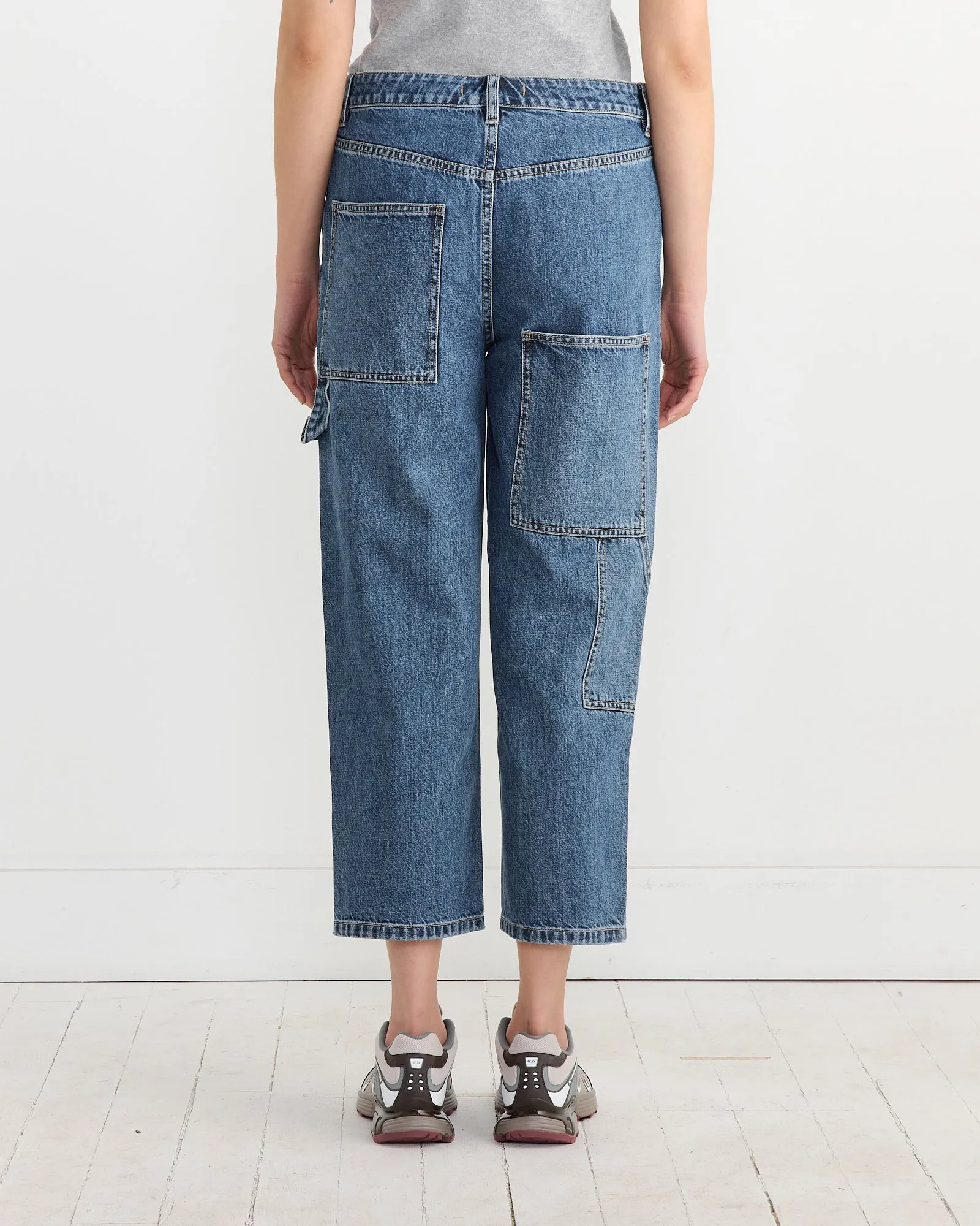 Spring Slouchy Cargo Jean in Classic Blue sold by Mohawk General Store product image thumbnail 5