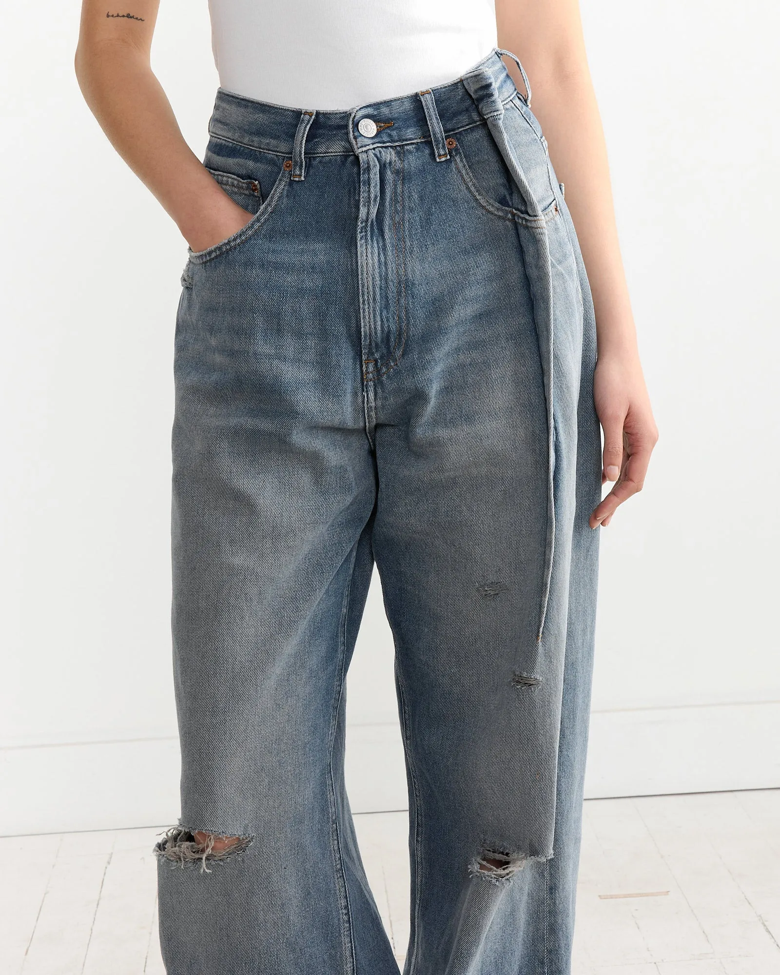 5 Pockets Jeans in Blue sold by Mohawk General Store product image thumbnail 3