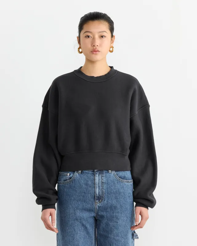 Kit Sweatshirt in Washed Black sold by Mohawk General Store