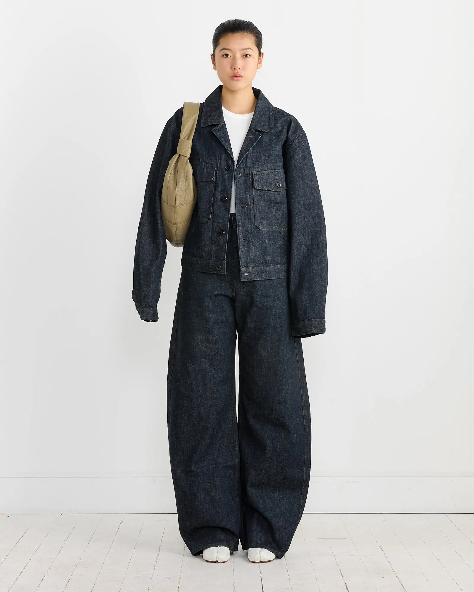 High Waisted Curved Pant in Denim Indigo sold by Mohawk General Store product image thumbnail 2