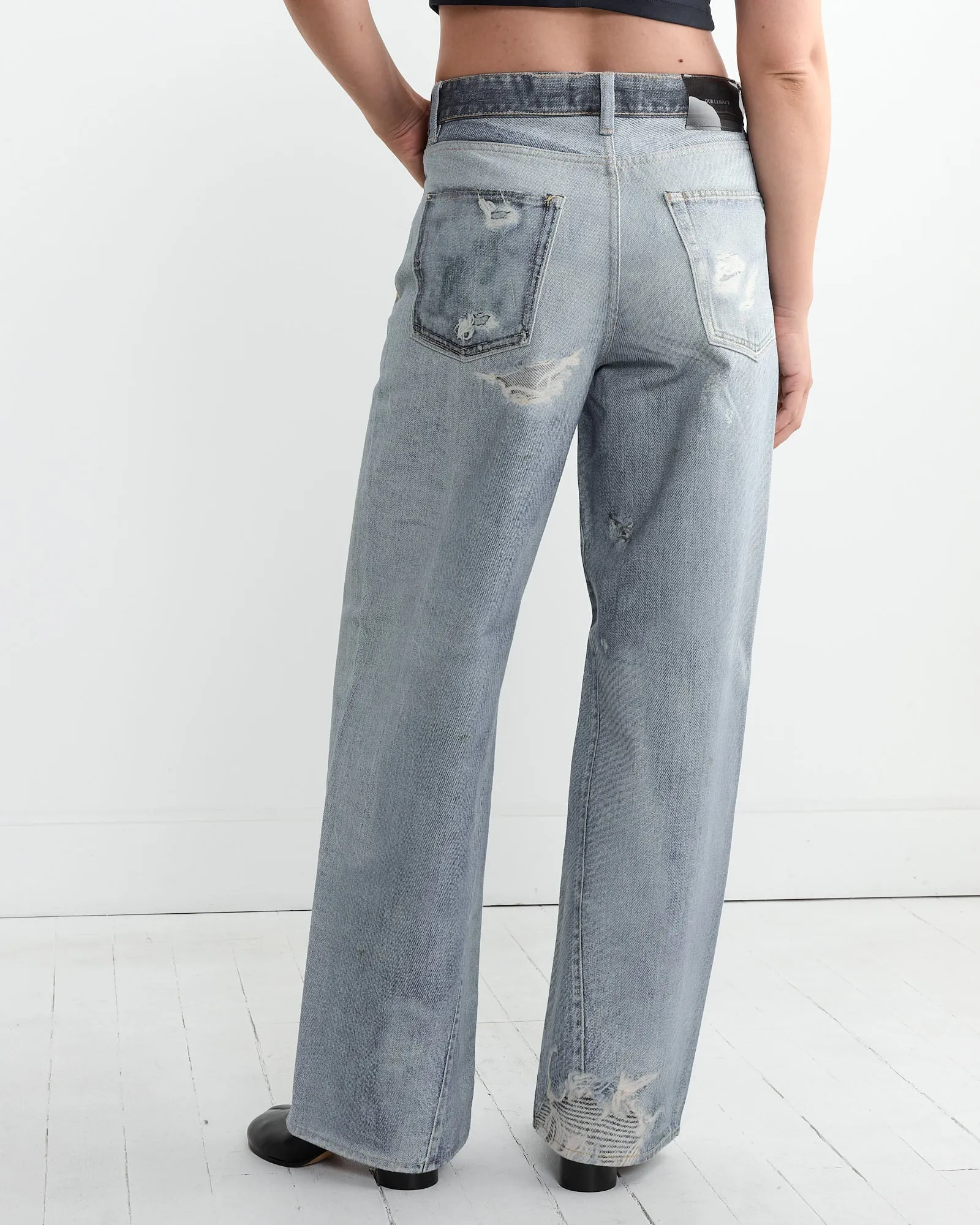 Full Cut Jean in Digital Denim Print sold by Mohawk General Store product image thumbnail 4