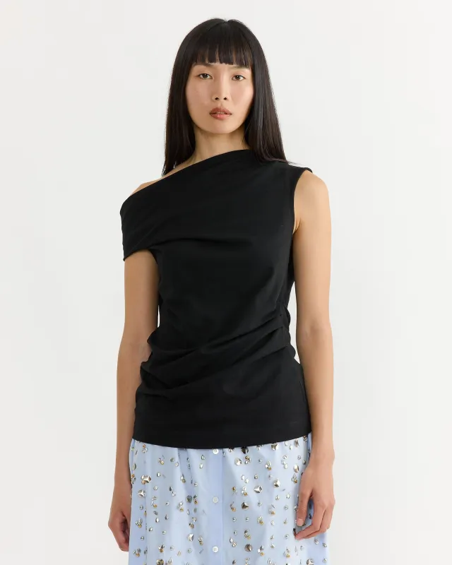 Off Shoulder Top in Black sold by Mohawk General Store