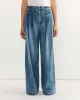 Spring Tripe Pleat Pant in Classic Blue sold by Mohawk General Store
