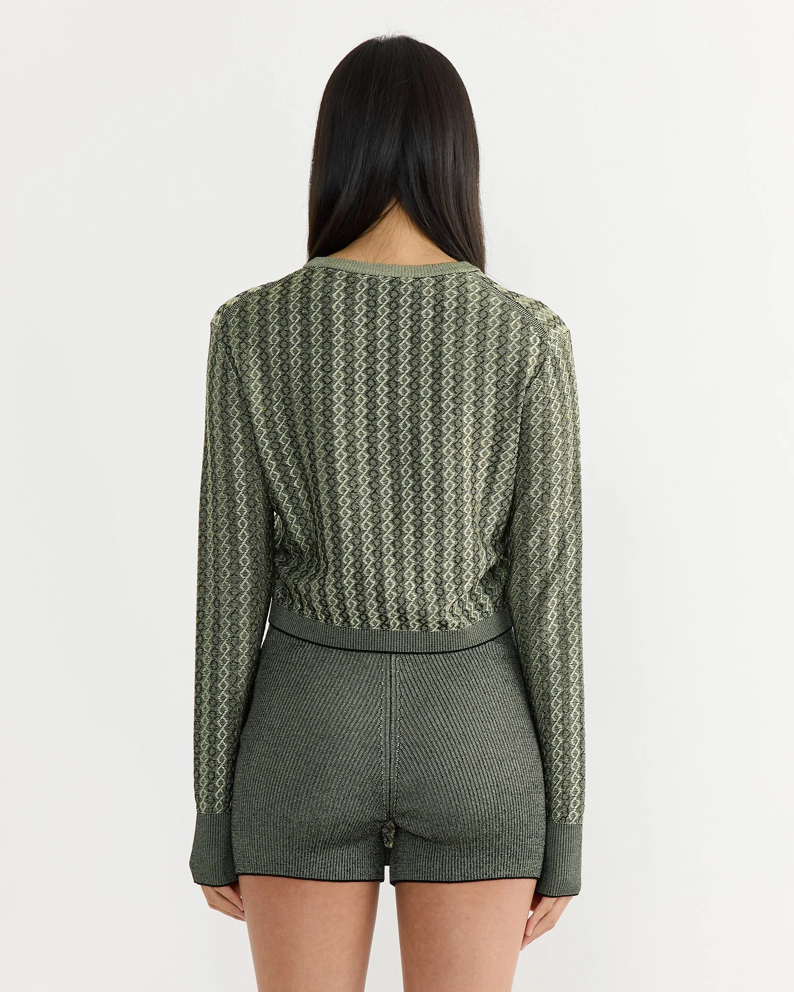 Le Marino Cardigan in Multi Black sold by Mohawk General Store product image thumbnail 4