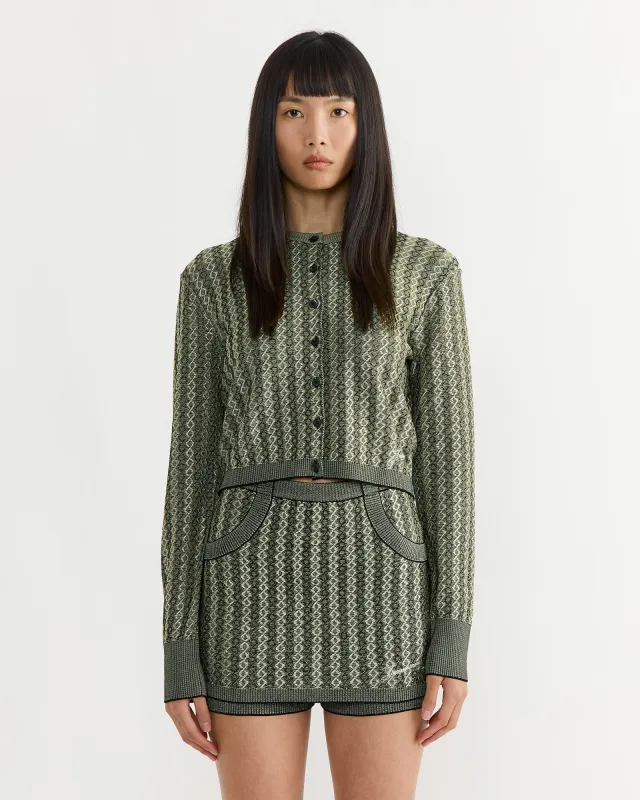 Le Marino Cardigan in Multi Black sold by Mohawk General Store